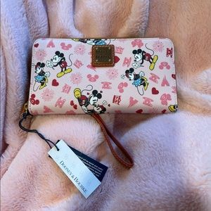 Disney Dooney and Bourke Valentine’s Day wristlet
